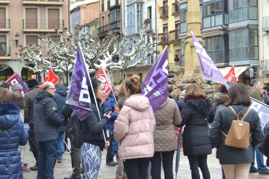 Imágenes del 8-M en Soria. 