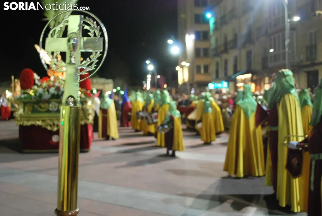 Una imagen de la procesión de este Martes Santo en la capital. /SN