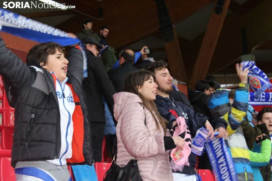 Afición zaragocista en Soria. Soria Noticias. 
