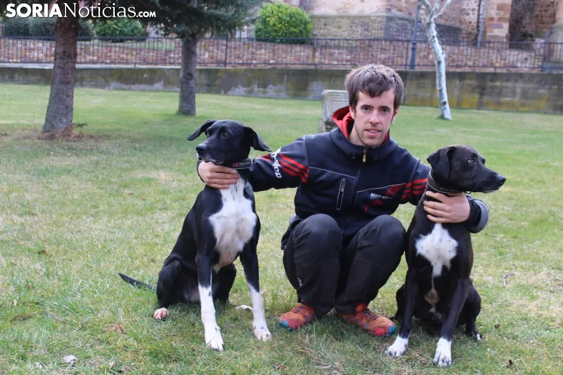 Jorge García, musher de Ólvega. 