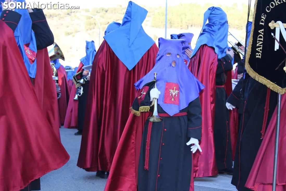 Procesión de la Cofradía de las Caídas de Jesús. Soria Noticias. 