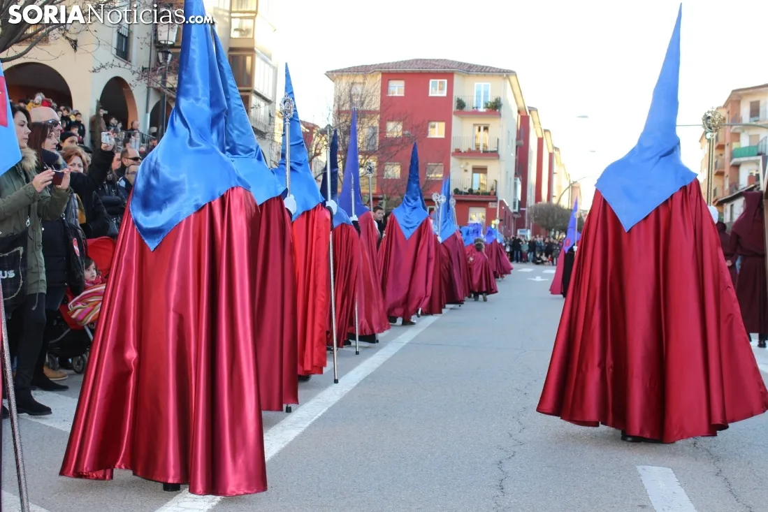 Procesión de la Cofradía de las Caídas de Jesús. Soria Noticias. 
