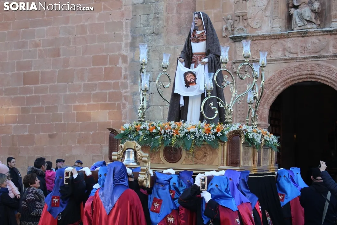 Procesión de la Cofradía de las Caídas de Jesús. Soria Noticias. 