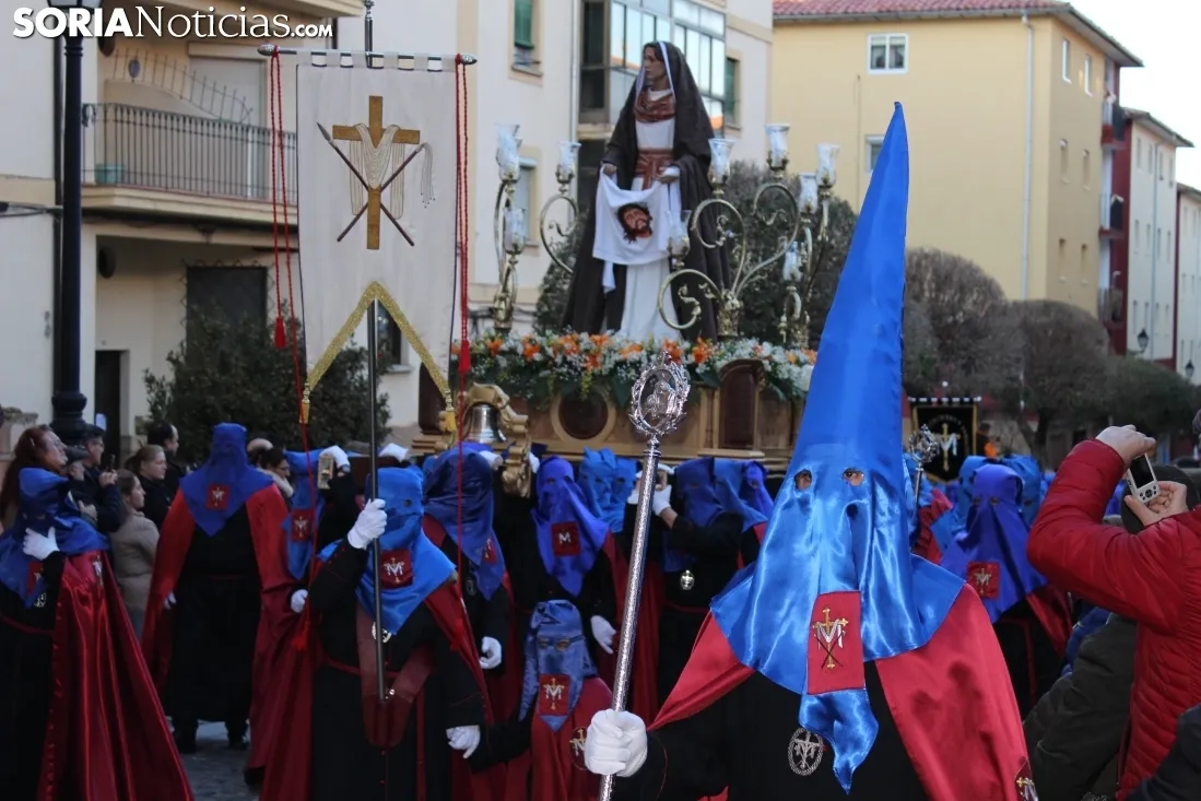 Procesión de la Cofradía de las Caídas de Jesús. Soria Noticias. 