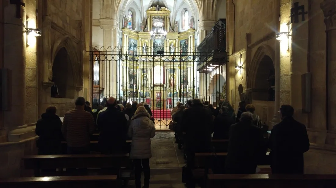 Peregrinación hacia el Monasterio de las HH Clarisas. Diócesis de Osma-Soria. 