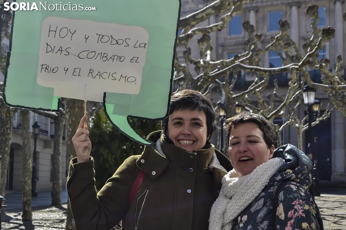 Imágenes de la concentración. 