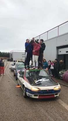 Triunfo automovilístico de Soria en Burgos. 