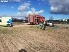Lugar del accidente mortal. Soria Noticias. 