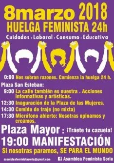 Huelga 8 de marzo. Asamblea Feminista.