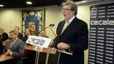 Santiago Aparicio, en su discurso de investidura. /EP