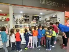 Imagen de los escolares en la visita. /Ayto.Soria