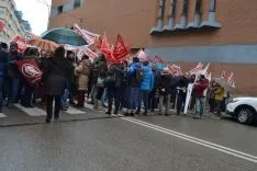 Una imagen de la concentración este jueves. /SN