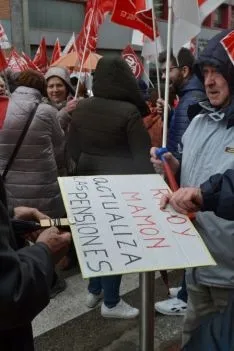 Una imagen de la concentración este jueves. /SN