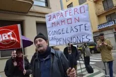 Una imagen de la concentración este jueves. /SN