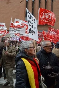 Una imagen de la concentración este jueves. /SN