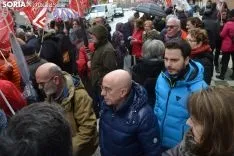 Una imagen de la concentración este jueves. /SN