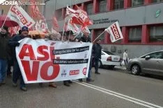 Una imagen de la concentración este jueves. /SN