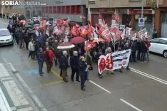 Una imagen de la concentración este jueves. /SN