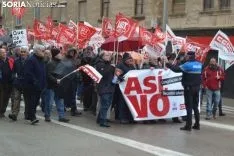 Una imagen de la concentración este jueves. /SN