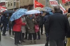 Una imagen de la concentración este jueves. /SN