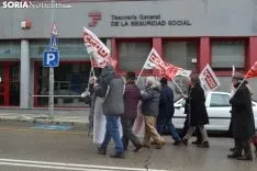 Una imagen de la concentración este jueves. /SN