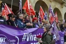 Imágenes del 8-M en Soria. 