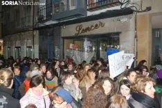 Una imagen de la manifestación de este jueves, 8-M. /SN