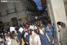 Una imagen de la manifestación de este jueves, 8-M. /SN