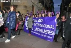 Una imagen de la manifestación de este jueves, 8-M. /SN