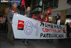 Una imagen de la manifestación de este jueves, 8-M. /SN