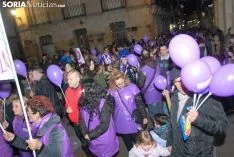 Una imagen de la manifestación de este jueves, 8-M. /SN