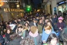 Una imagen de la manifestación de este jueves, 8-M. /SN