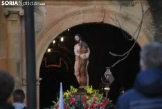 Una imagen del Vía Crucis de este Lunes Santo. /SN