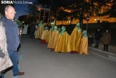 Una imagen de la procesión de este Martes Santo en la capital. /SN