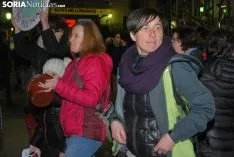 Una imagen de la manifestación de este jueves, 8-M. /SN