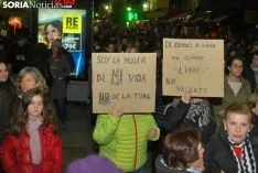 Una imagen de la manifestación de este jueves, 8-M. /SN