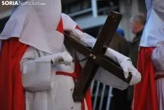 Una imagen del Vía Crucis de este Lunes Santo. /SN