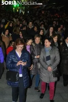 Una imagen de la manifestación de este jueves, 8-M. /SN