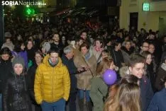 Una imagen de la manifestación de este jueves, 8-M. /SN
