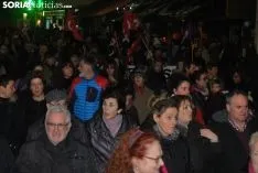 Una imagen de la manifestación de este jueves, 8-M. /SN