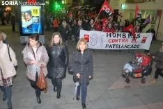 Una imagen de la manifestación de este jueves, 8-M. /SN