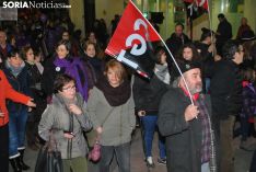 Una imagen de la manifestación de este jueves, 8-M. /SN