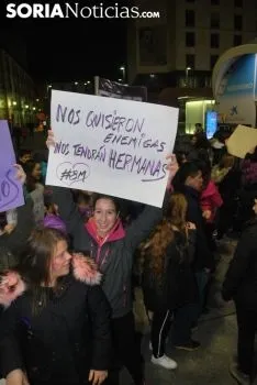 Una imagen de la manifestación de este jueves, 8-M. /SN