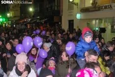 Una imagen de la manifestación de este jueves, 8-M. /SN