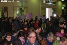 Una imagen de la manifestación de este jueves, 8-M. /SN