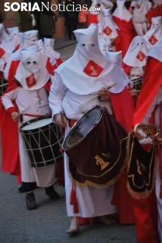 Una imagen del Vía Crucis de este Lunes Santo. /SN