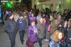 Una imagen de la manifestación de este jueves, 8-M. /SN