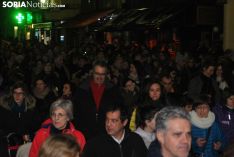 Una imagen de la manifestación de este jueves, 8-M. /SN