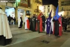 Una imagen de la procesión de este Martes Santo en la capital. /SN