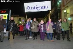 Una imagen de la manifestación de este jueves, 8-M. /SN